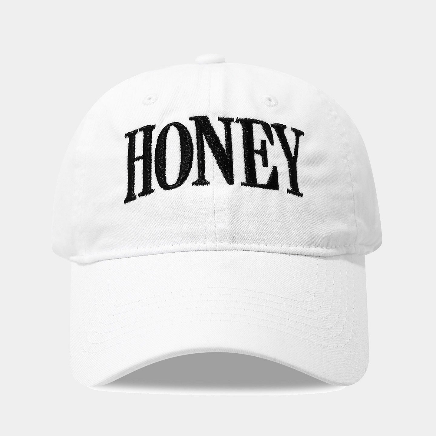 Wholesale  Embroidered Honey Baseball Cap Outdoor Sun Protection Visor Cap